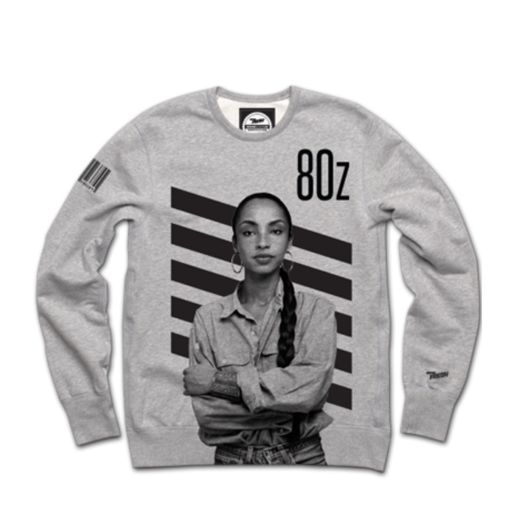 RARE Sade Gray Graphic Crewneck Sweatshirt streetwear